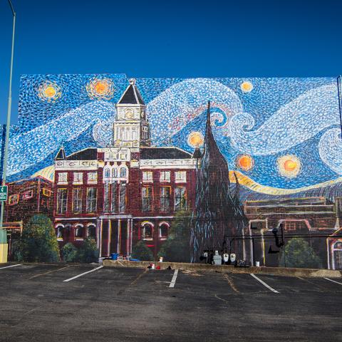 Murals, Sculptures and Fountains Fill Clarksville’s Public Art Trail