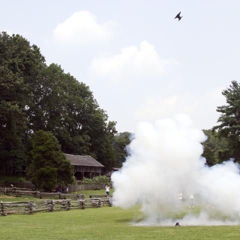 Museum of Appalachia Celebrates July 4th with an Anvil Shoot