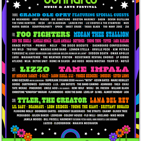 BONNAROO MUSIC & ARTS FESTIVAL UNVEILS 2021 LINEUP