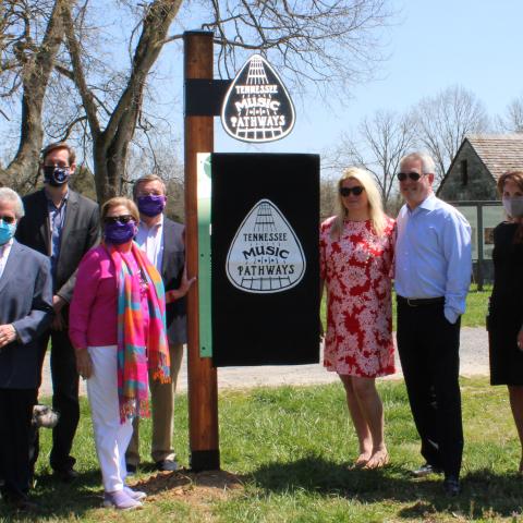 Bill “Hoss” Allen honored with Tennessee Music Pathways marker at Bledsoe’s Fort Historical Park  