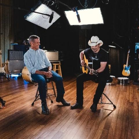 Tennessee Gov. Bill Lee and Brad Paisley