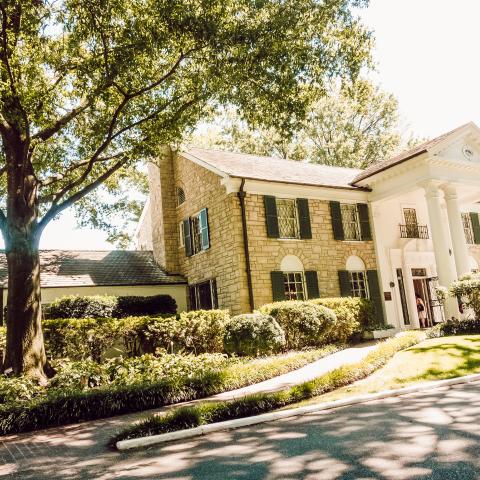 Elvis Presley's Graceland in Memphis, Tennessee.
