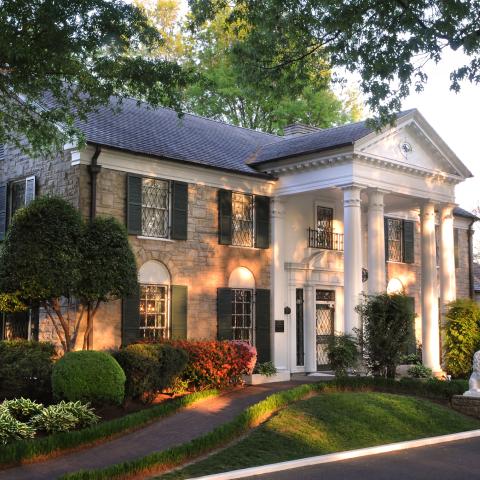 Elvis Presley's Graceland in Memphis, Tennessee.