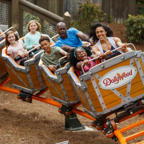 Dollywood's Whistle Punk Chaser in Pigeon Forge, Tennessee.