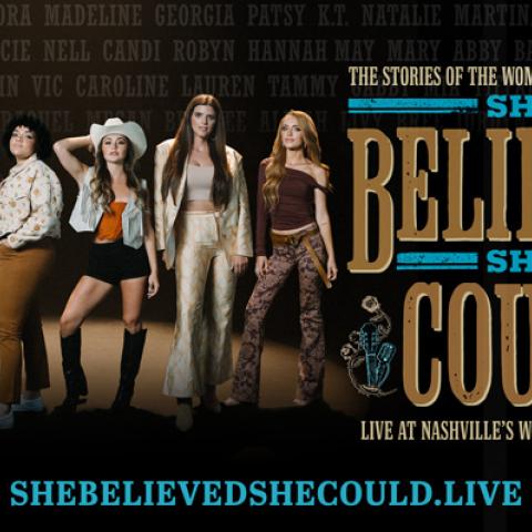 New All Ages Musical Showcase “She Believed She Could” Opens Friday, November 4 at Nashville’s Woolworth Theatre 