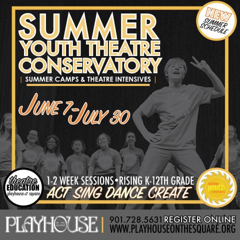 Playhouse on the Square Summer Youth Theatre Conservatory will return to In-Person Instruction this Summer