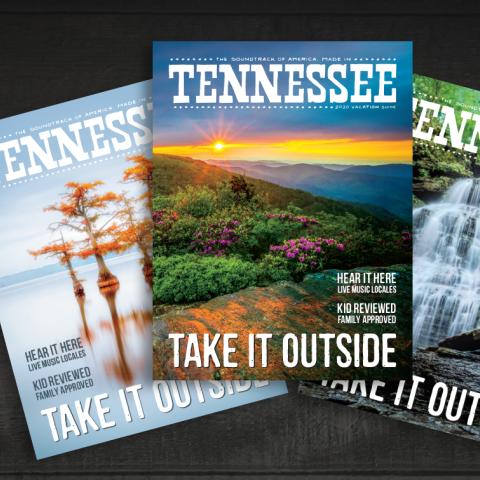 2020 Tennessee Vacation Guide covers with outdoor landscapes